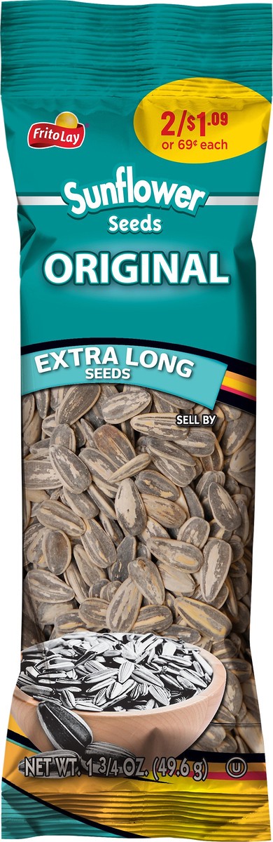 slide 2 of 6, Frito-Lay Extra Long Original Sunflower Seeds 1.75 oz, 1.75 oz