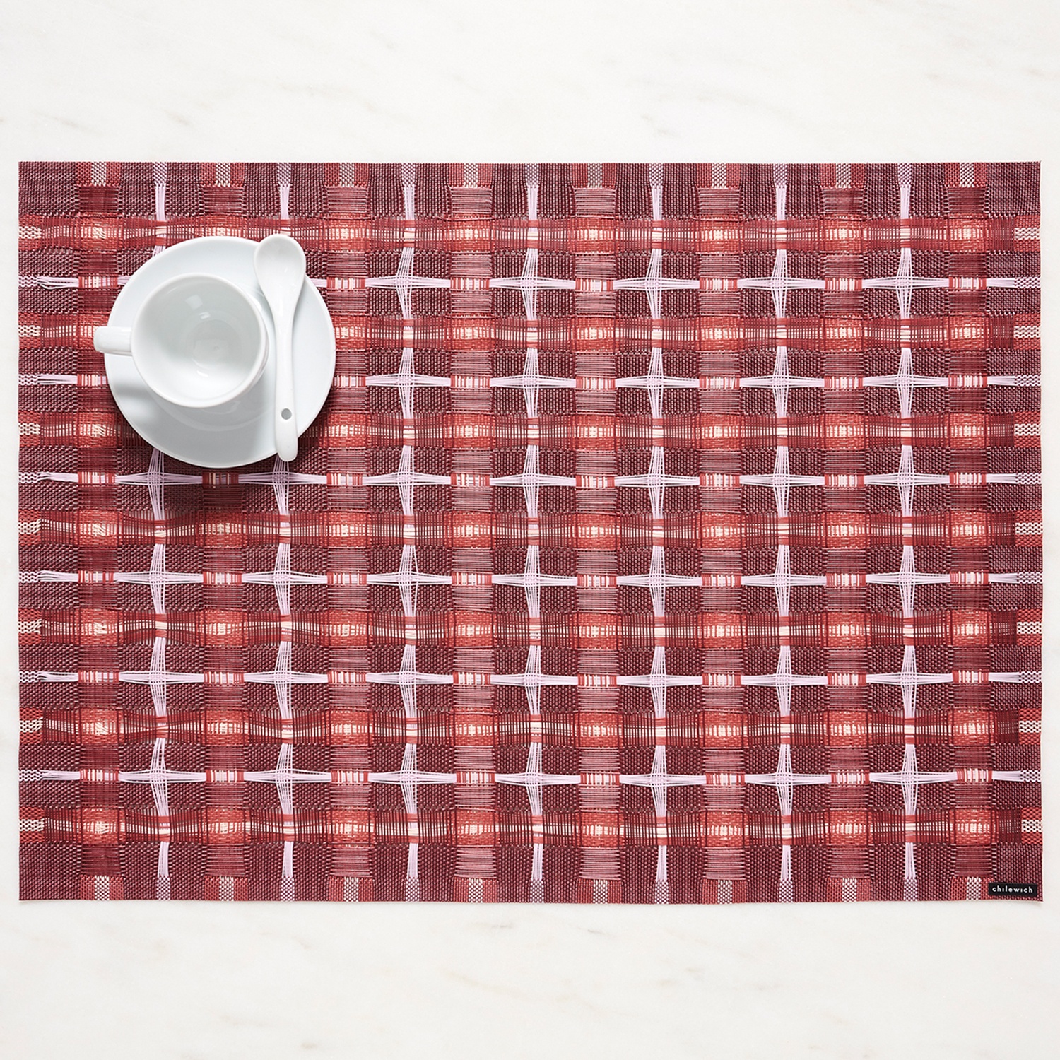 slide 1 of 1, Chilewich Hopscotch Placemat , Sangria, 1 ct