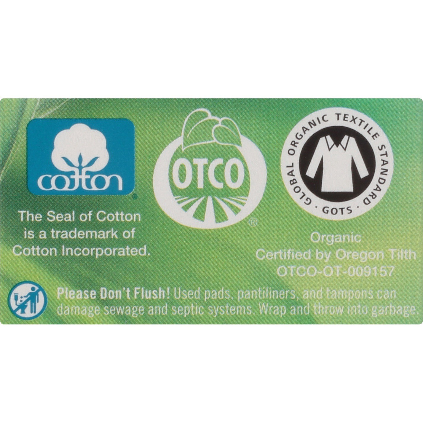 slide 2 of 6, Seventh Generation Organic Cotton Tampons Non-Applicator Regular Absorbency, 20 count, 20 ct