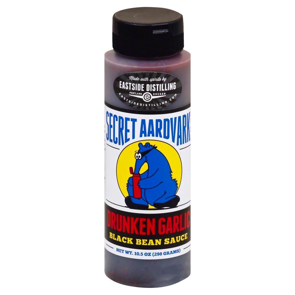 slide 1 of 2, Secret Aardvark Black Bean Sauce 8 oz, 8 oz