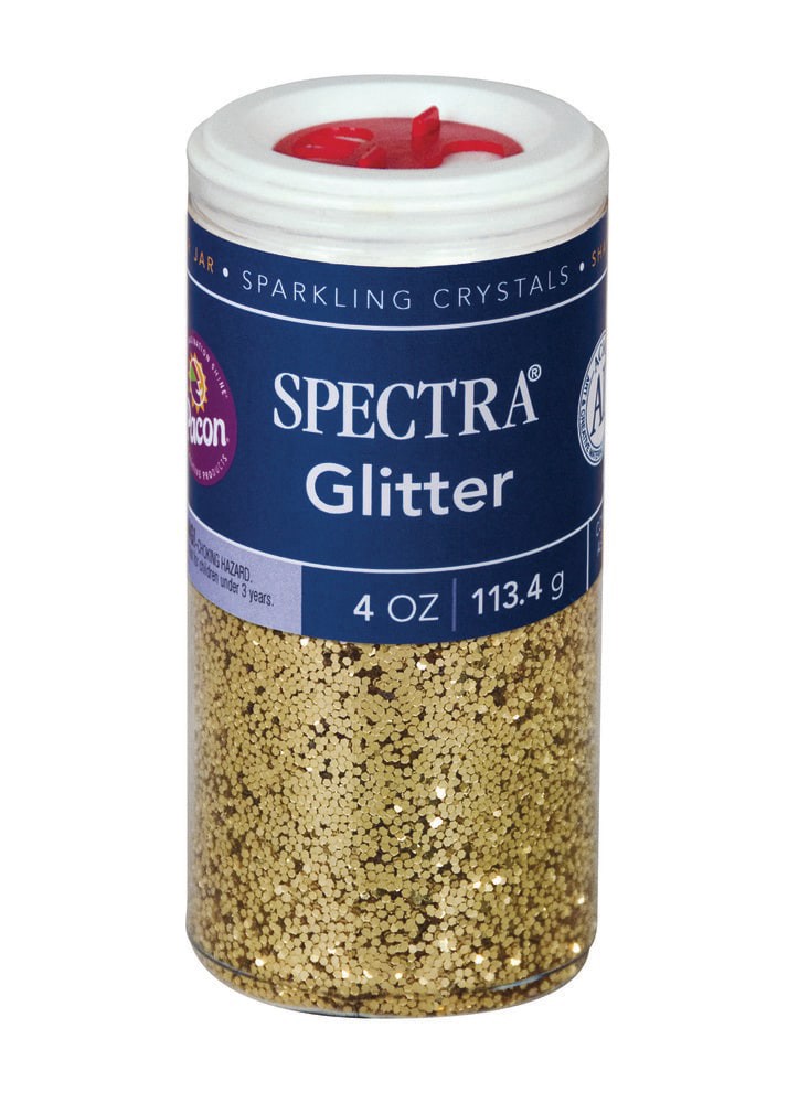 slide 2 of 2, Spectra Glitter, Gold, 1 Jar, 4 oz