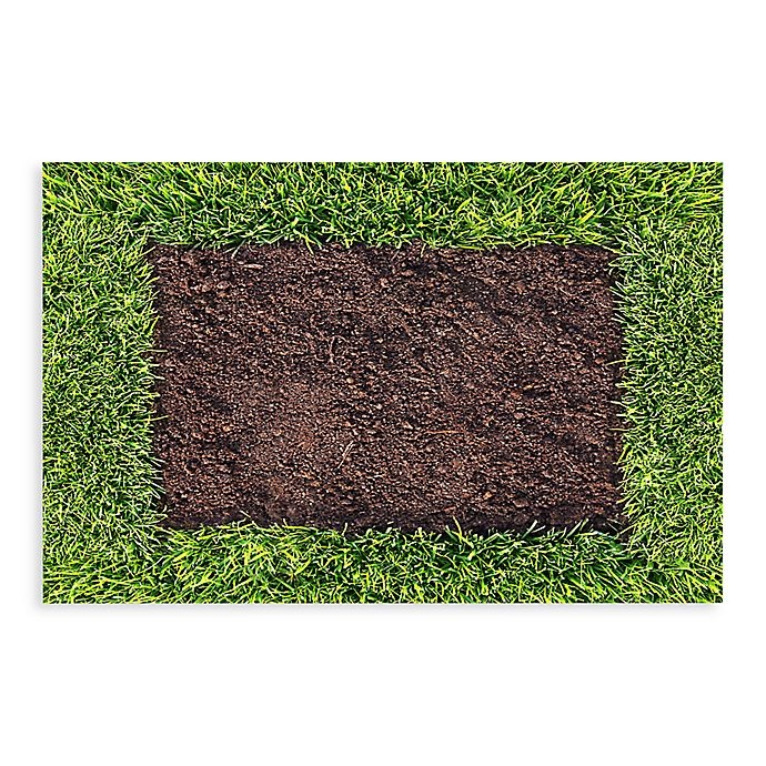 slide 1 of 1, Bungalow Flooring New Wave Dirt and Turf Kitchen Mat, 18 in x 27 in