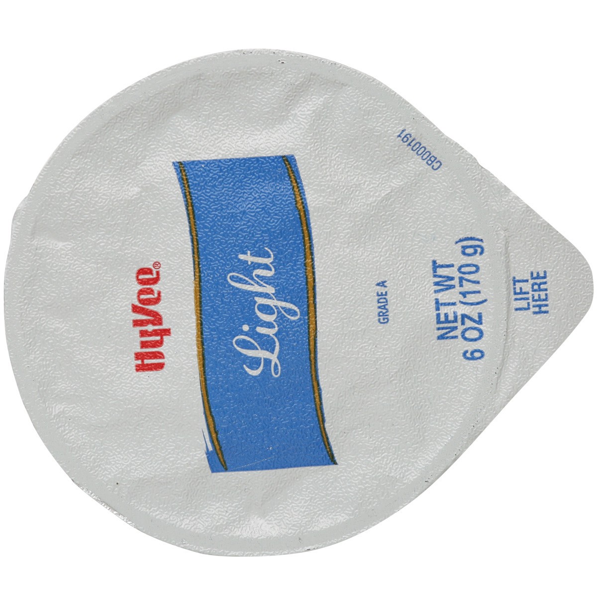 slide 4 of 8, Hy-vee Cherry Light Nonfat Yogurt, 6 oz