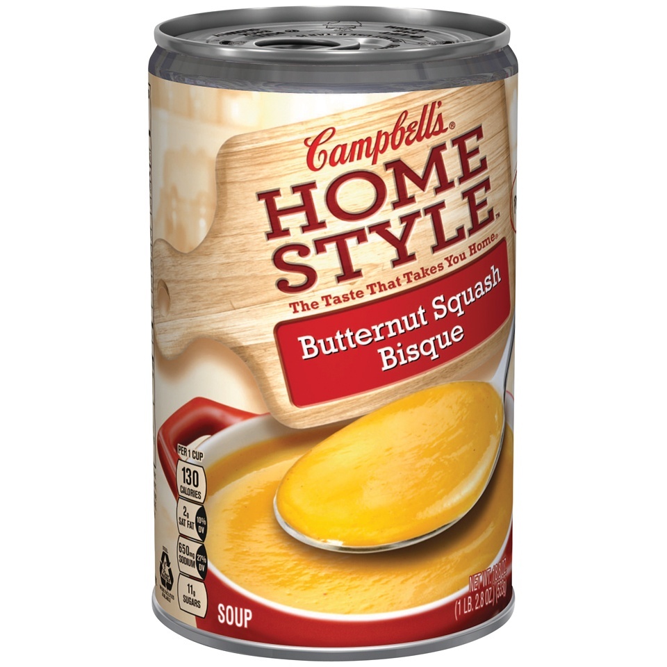 slide 1 of 1, Campbell's Homestyle Butternut Squash Bisque Soup, 18.8 oz