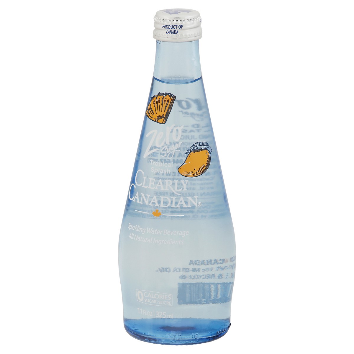 slide 3 of 9, Clearly Canadian Zero Sugar Tropical Splash Water Beverage 11 Fl Oz Bottle, 11 fl oz
