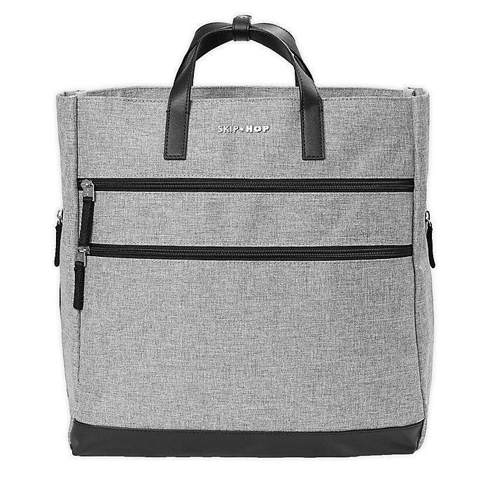 slide 1 of 5, Skip Hop SKIP*HOP Trio Convertible Diaper Backpack - Heather Grey, 1 ct