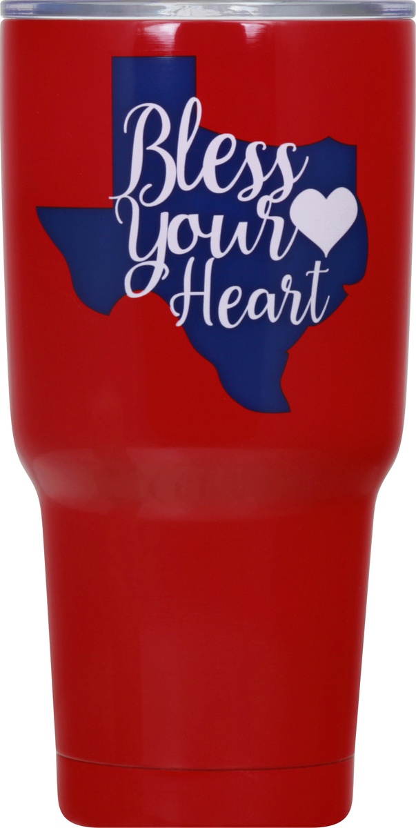 slide 7 of 8, Haven & Key Stainless Steel Texas Bless Your Heart Tumbler, 30 oz