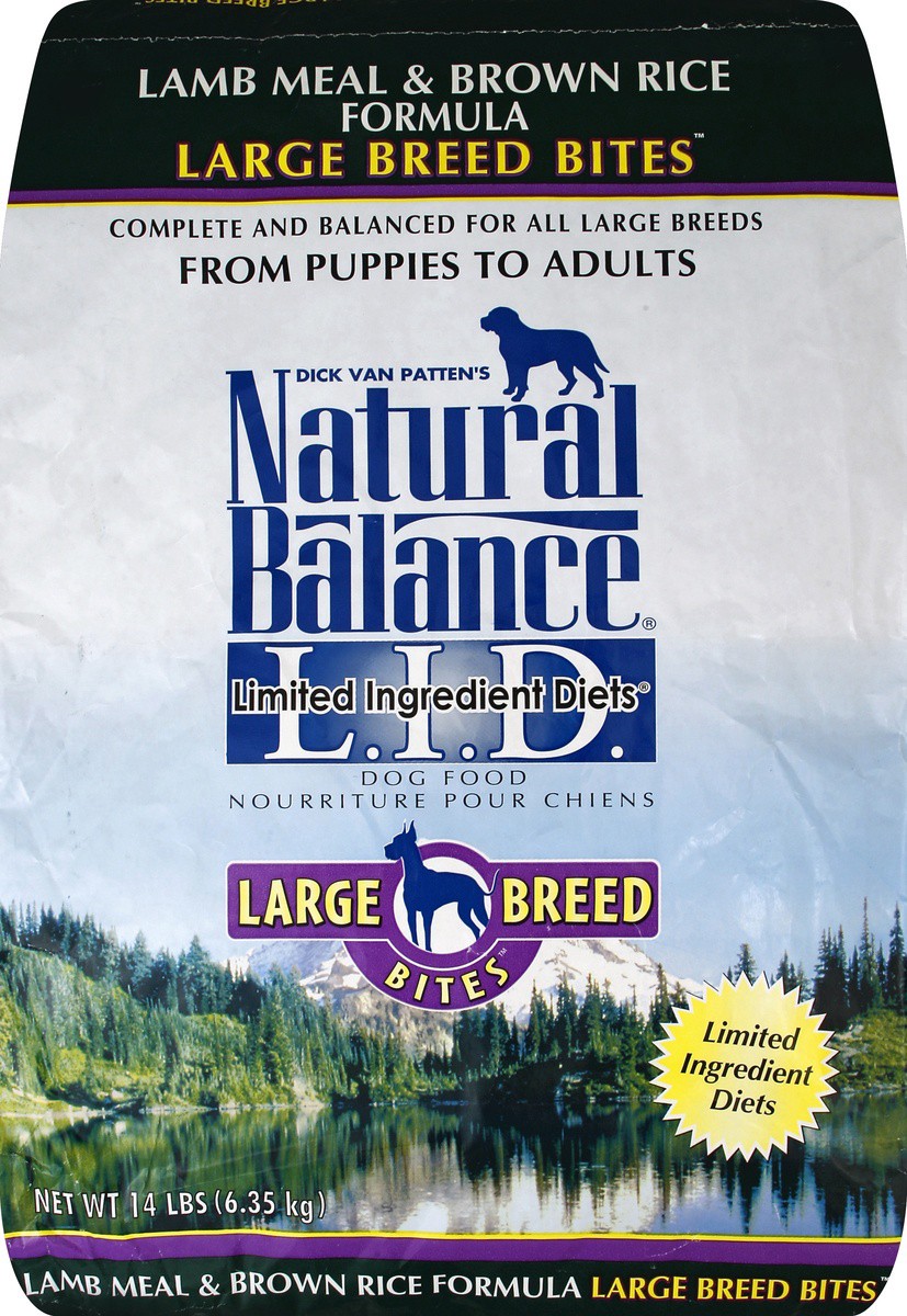 slide 5 of 6, Natural Balance Dog Food 14 lb, 14 lb