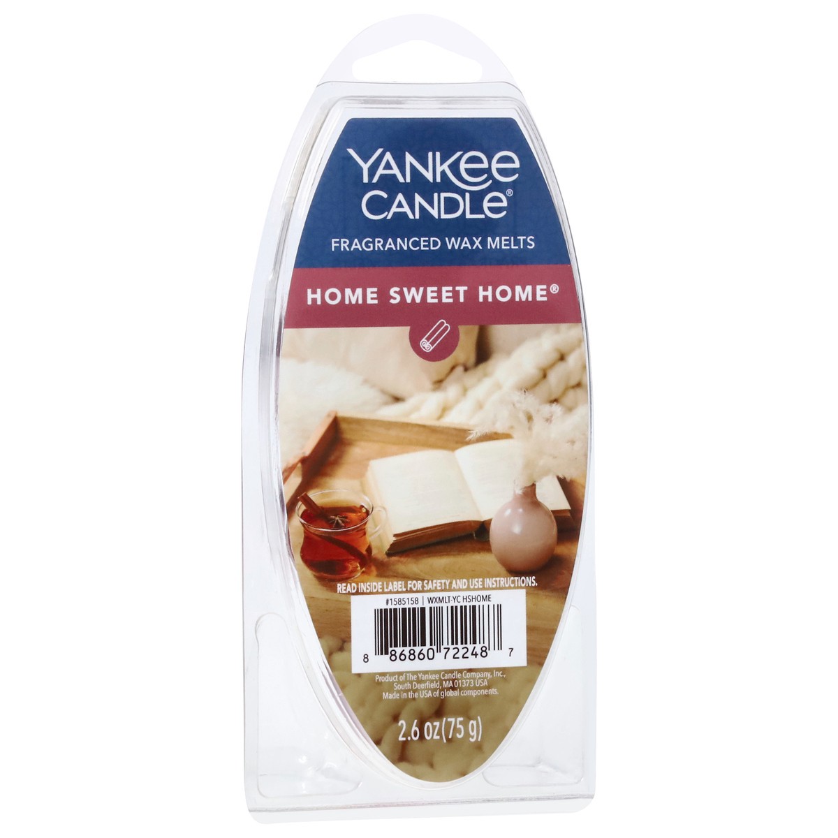 slide 2 of 9, Yankee Candle Fragranced Home Sweet Home Wax Melts 2.6 oz, 2.6 oz