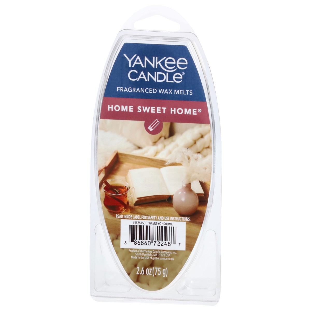 slide 3 of 9, Yankee Candle Fragranced Home Sweet Home Wax Melts 2.6 oz, 2.6 oz