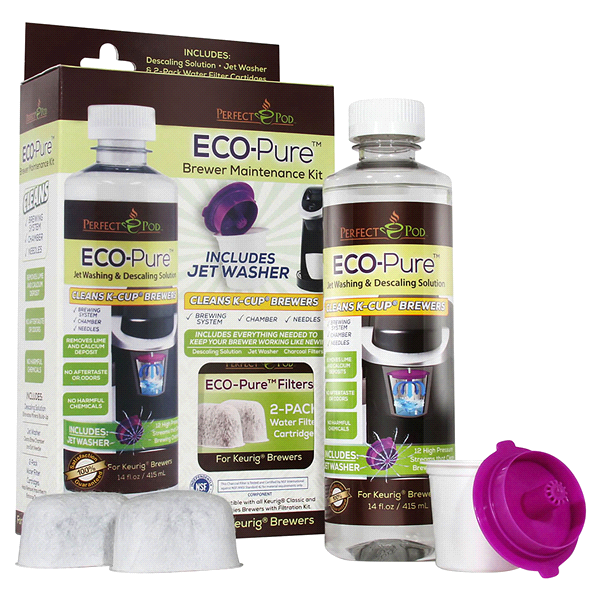 slide 1 of 1, Perfect Pod Eco-Pure Coffee Brewer 2 in1 Cleaning Kit for ALL K-Cup Machines, 1 ct