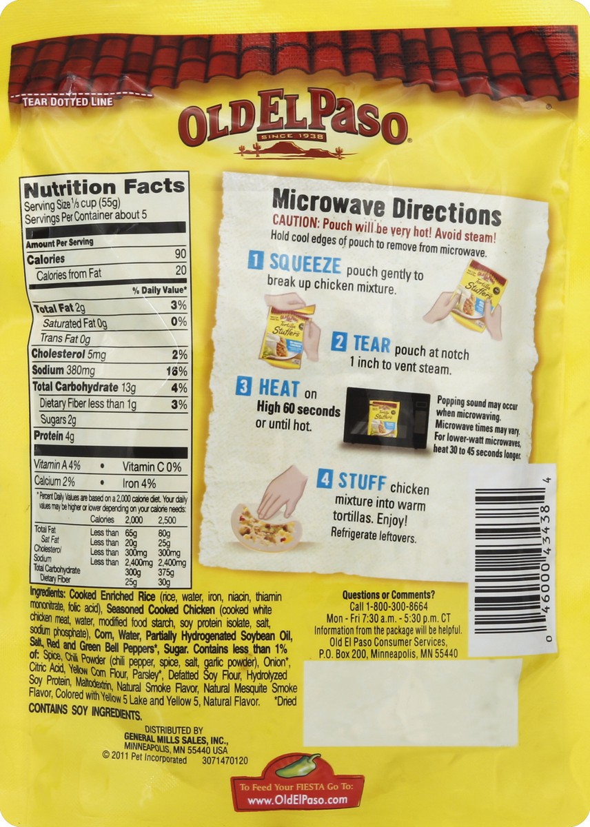 slide 6 of 6, Old El Paso Tortilla Mesq Chicken, 1 ct