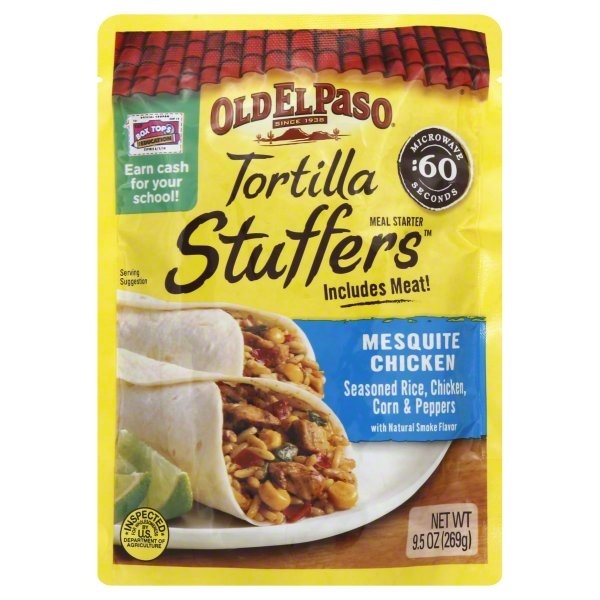 slide 1 of 6, Old El Paso Tortilla Mesq Chicken, 1 ct