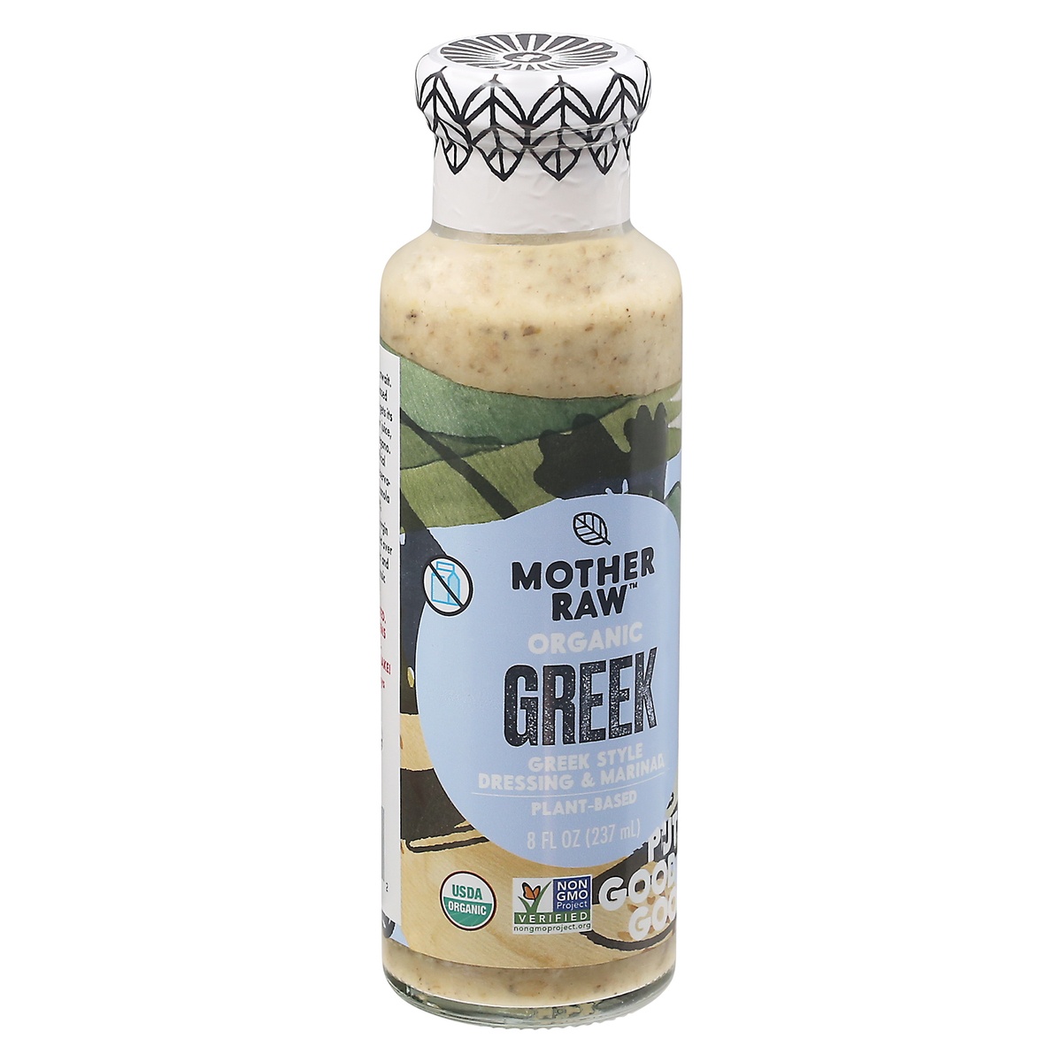 slide 2 of 11, Mother Raw Greek Dressing & Marinade, 8 oz