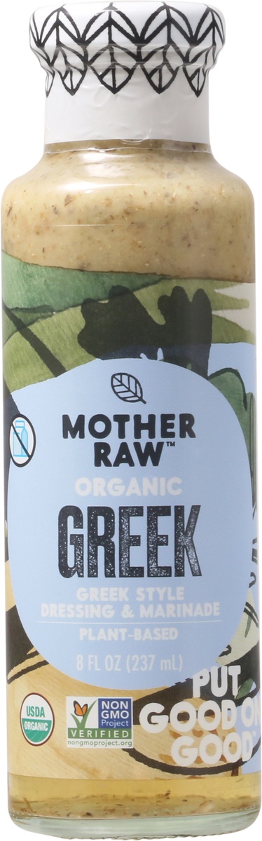 slide 9 of 11, Mother Raw Greek Dressing & Marinade, 8 oz