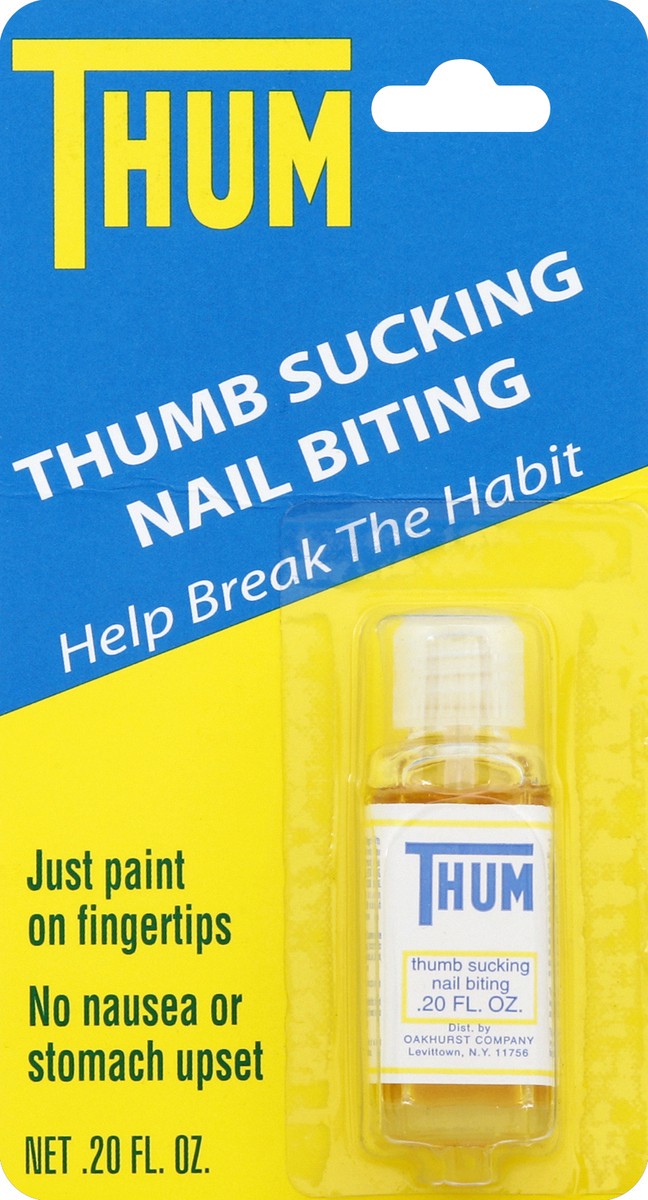 slide 1 of 4, Thum Thumb Sucking Nail Biting 0.2 oz, 0.2 oz