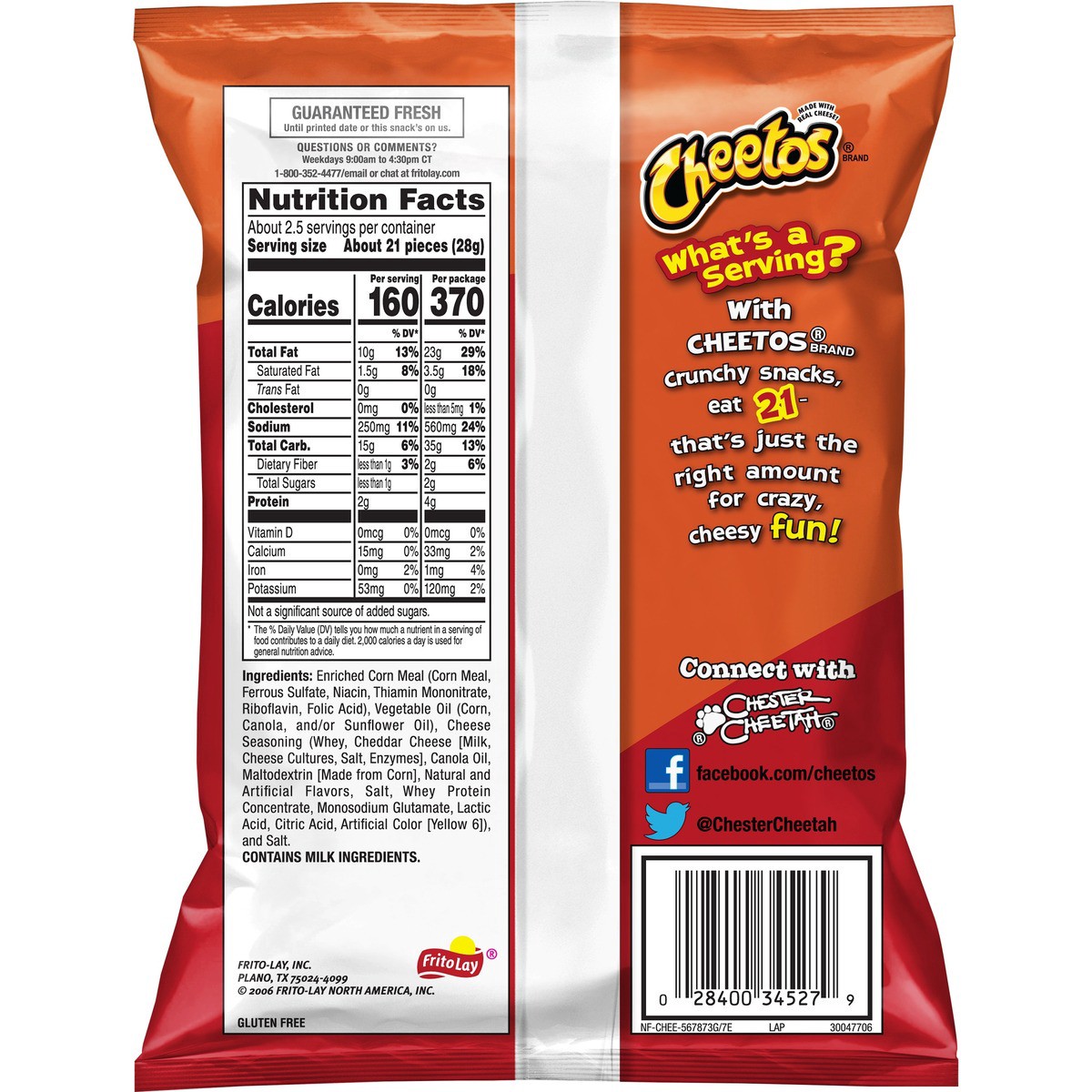 slide 2 of 7, Cheetos Snacks, 2.25 oz