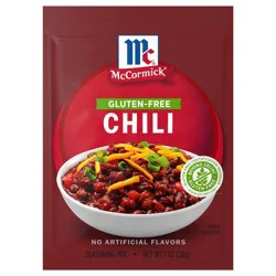 McCormick Gluten Free Chili Seasoning Mix, 1.0 oz
