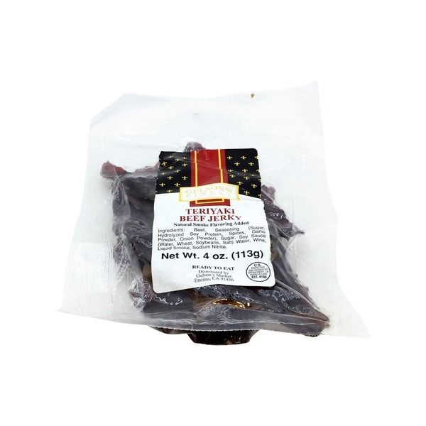 slide 1 of 1, Gelson's Finest Teriyaki Beef Jerky, 4 oz