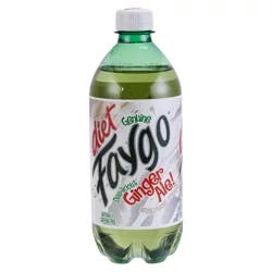 Faygo Diet Ginger Ale bottle- 20 oz
