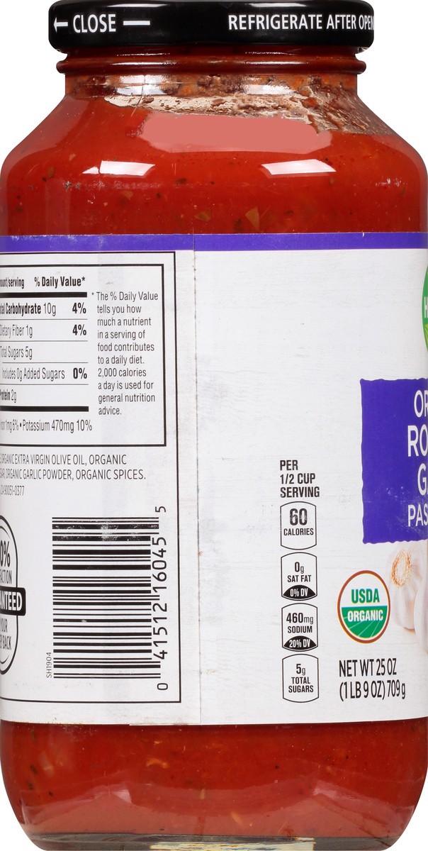slide 3 of 13, Sun Harvest Roasted Garlic Pasta Sauce, 25 oz