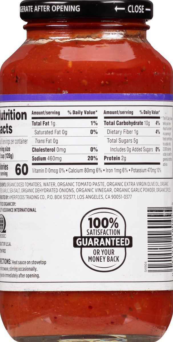 slide 2 of 13, Sun Harvest Roasted Garlic Pasta Sauce, 25 oz