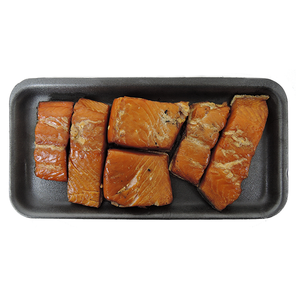 slide 1 of 1, L&B Wood-Fire Smoked Salmon Nuggets, 1 lb