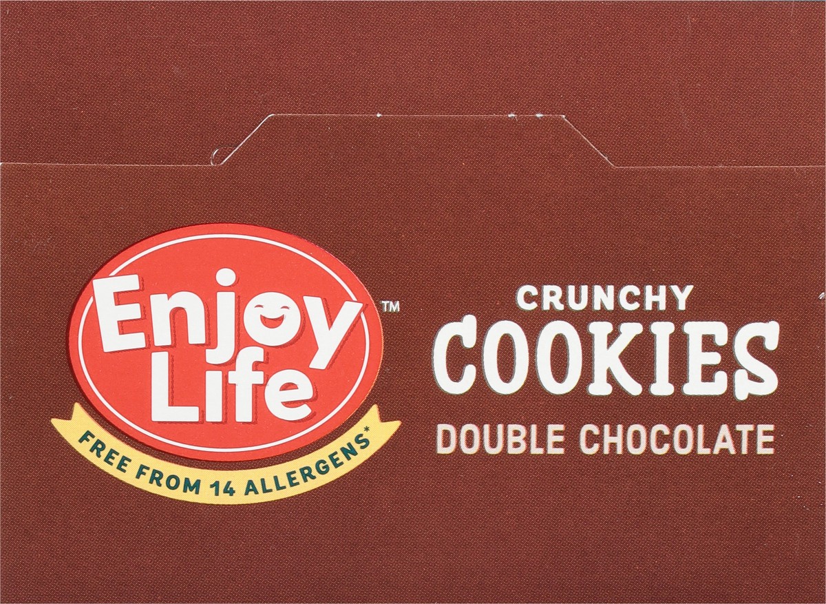 slide 6 of 9, Enjoy Life Crunchy Double Chocolate Cookies, 6.3 oz Box, 6.3 oz