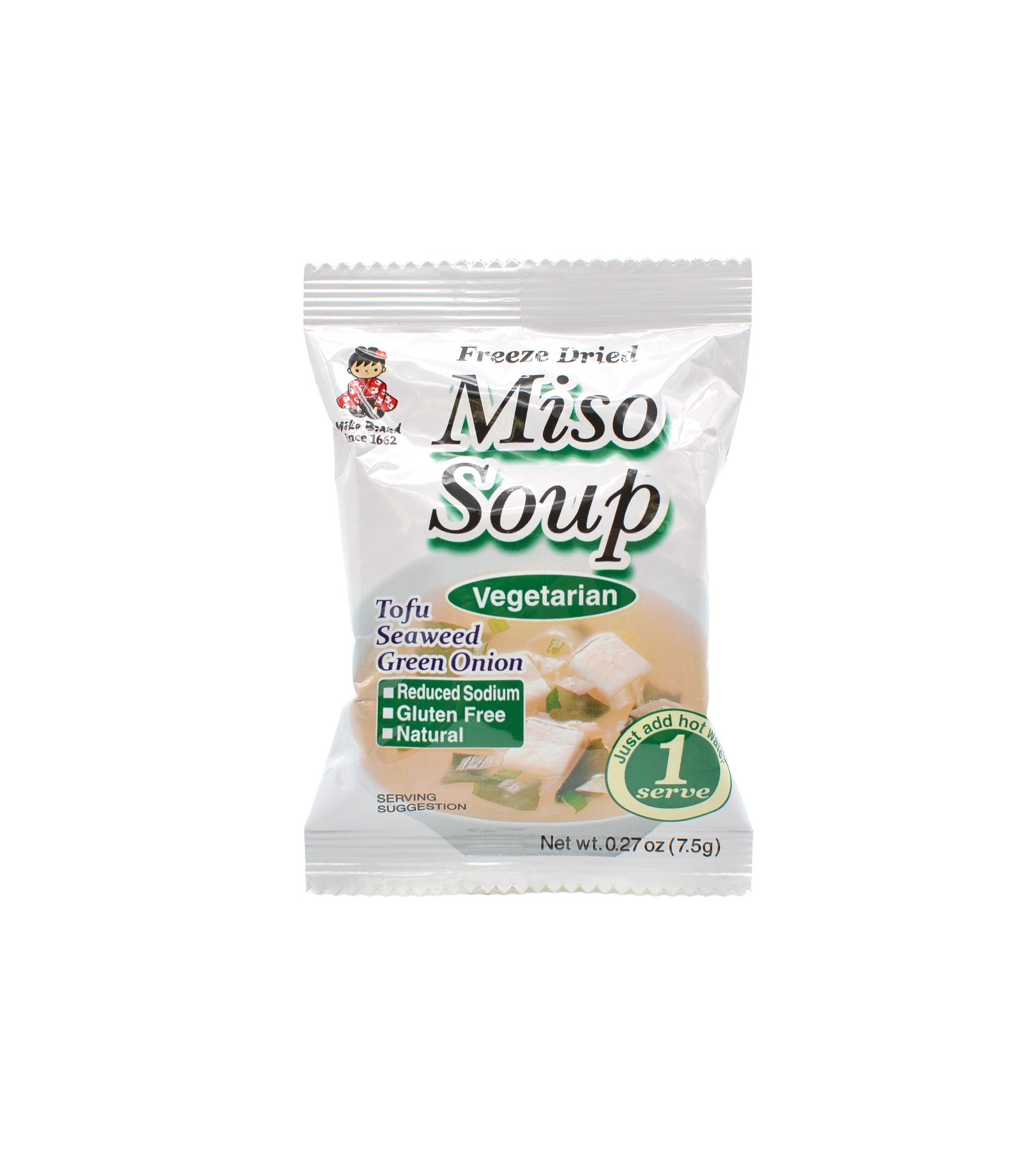 slide 1 of 1, Miko Brand Vegetarian Instant Miso Soup, 0.27 oz