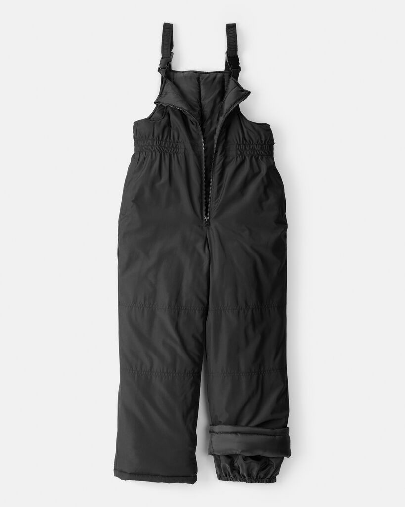 slide 2 of 5, Carters Boys 2-Piece Color Block Hooded Snowsuit Jacket & Bib Set - Brown/Black Black 14, 1 ct