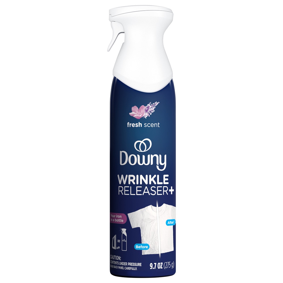 slide 1 of 12, Downy Wrinkle Releaser Fabric Spray Fresh Scent 9.7 oz, 9.7 oz