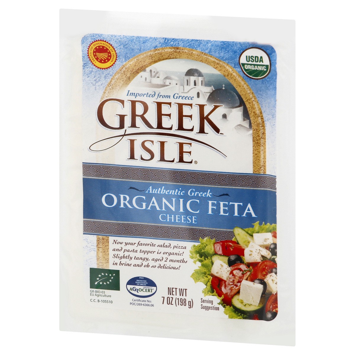 slide 10 of 12, Greek Isle Organic Authentic Greek Feta Cheese 7 oz, 7 oz