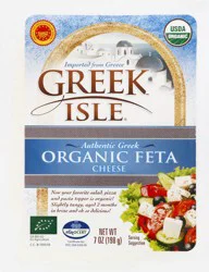 Greek Isle Organic Authentic Greek Feta Cheese 7 oz