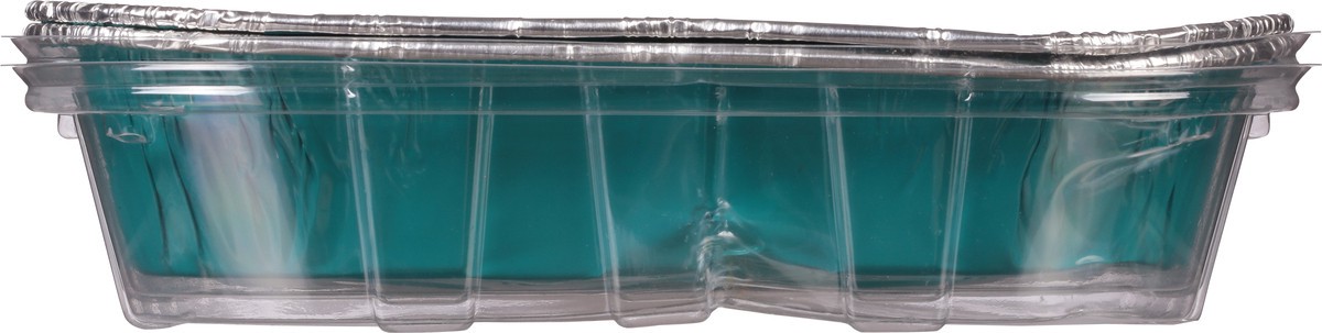 slide 8 of 9, EZ Foil Teal Cake Pans with Lids 2 Each, 2 ct