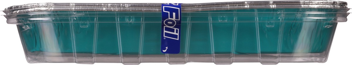 slide 4 of 9, EZ Foil Teal Cake Pans with Lids 2 Each, 2 ct