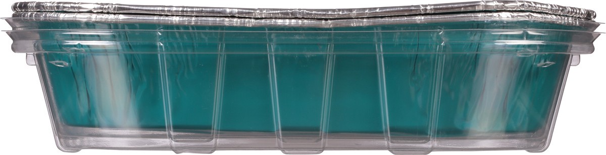 slide 7 of 9, EZ Foil Teal Cake Pans with Lids 2 Each, 2 ct