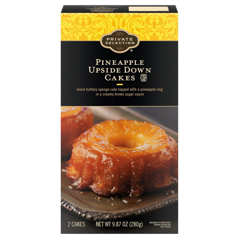 slide 2 of 2, Private Selection Pineapple Upside Down Cakes, 9.8 oz