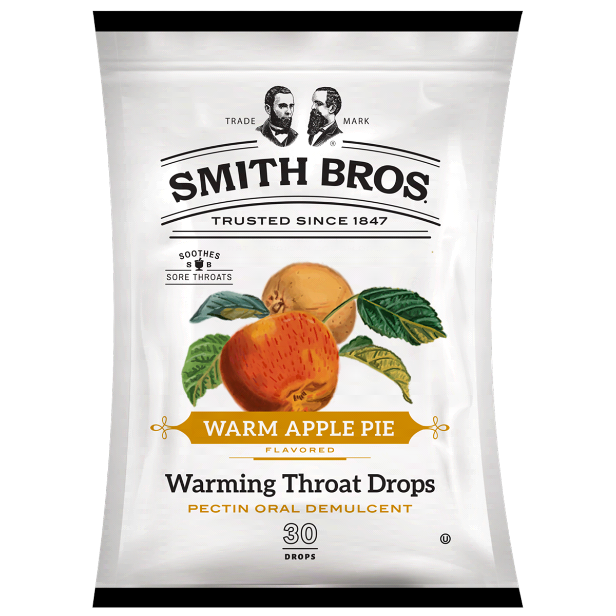 slide 1 of 1, Smith Brothers Throat Drops 30 ea, 30 ct