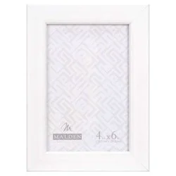 Malden White Great Value 4x6 Photo Frame