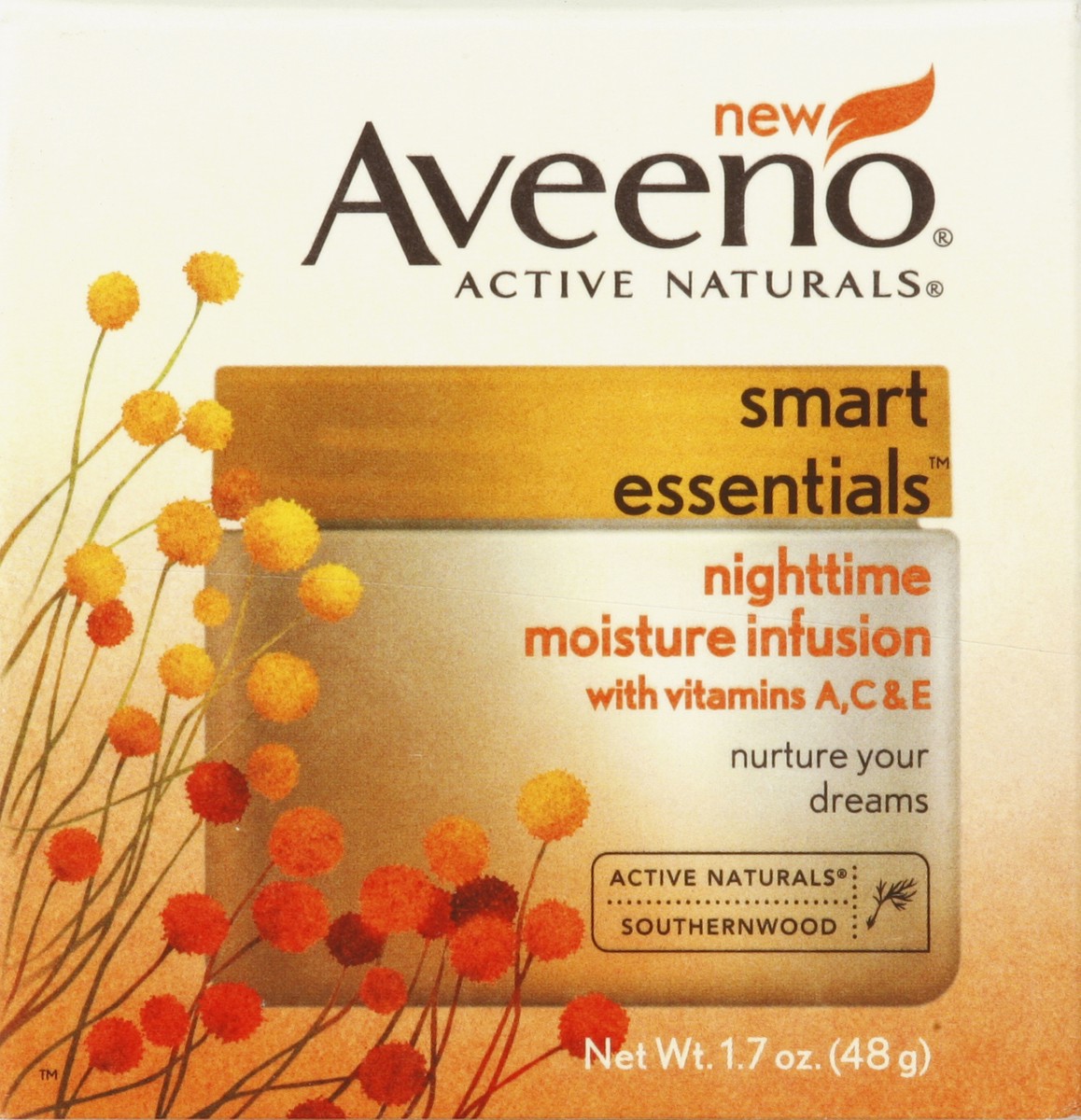 slide 1 of 7, Aveeno Nighttime Moisture Infusion 1.7 oz, 1.7 oz