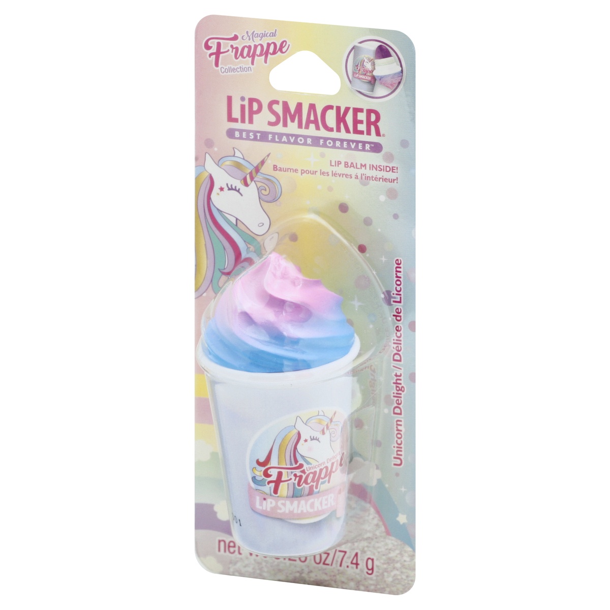 slide 3 of 9, Bonne Bell Lip Smacker Frappe Cup Lip Balm - Unicorn Delight, 0.26 oz