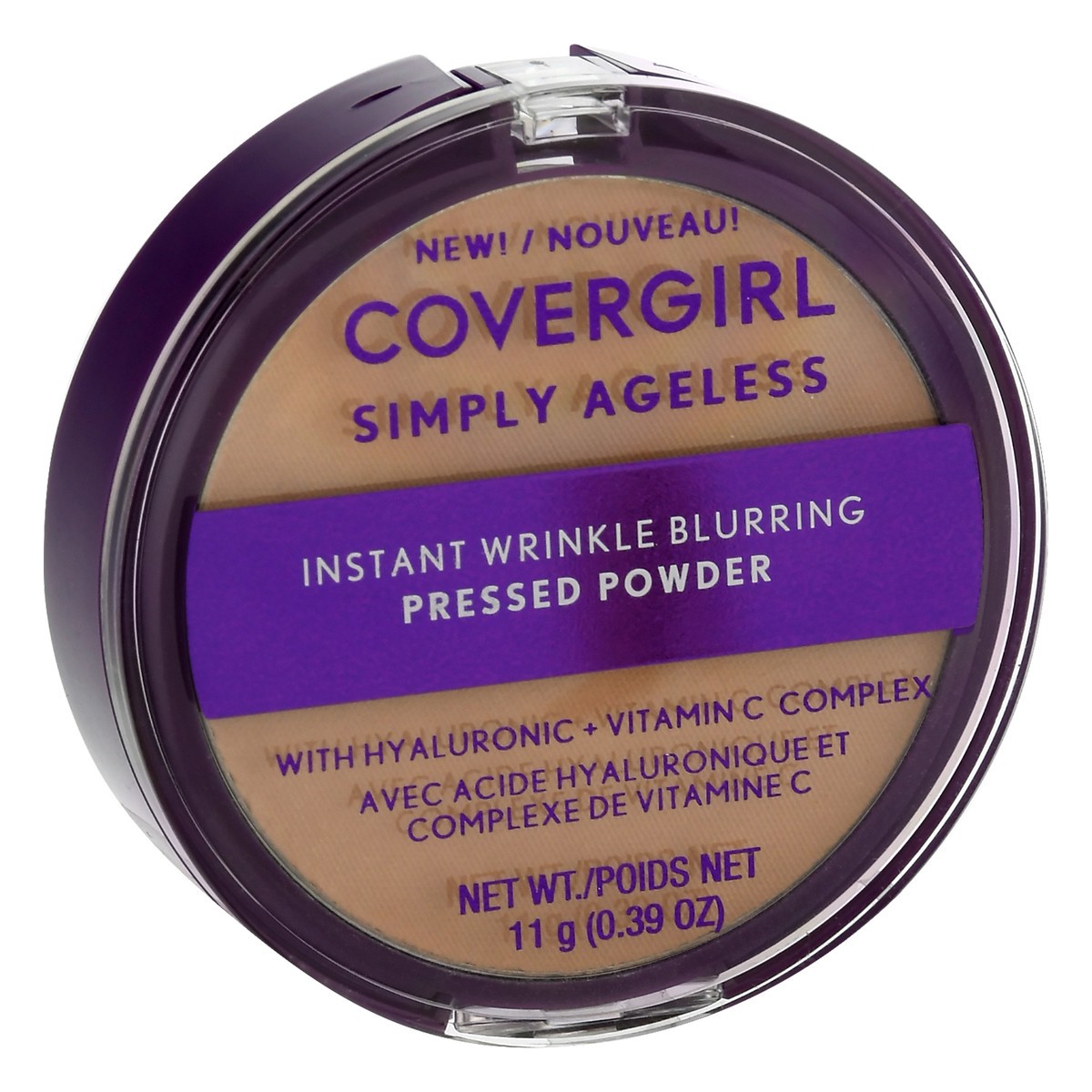slide 11 of 12, Covergirl Simply Ageless Pressed Powder Classic Ivory, 11 g