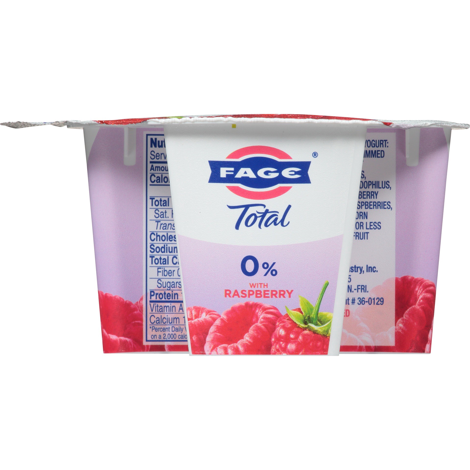 slide 4 of 6, Fage Total Raspberry 0% Greek Yogurt, 5.3 oz