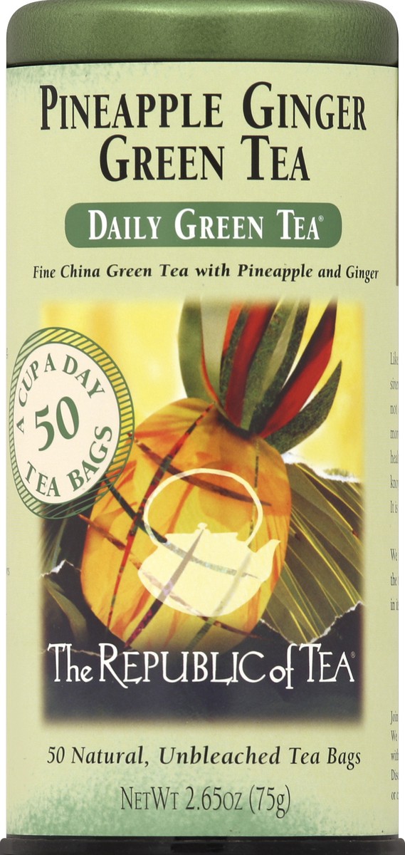 slide 2 of 2, The Republic of Tea Green Tea - 50 ct, 50 ct