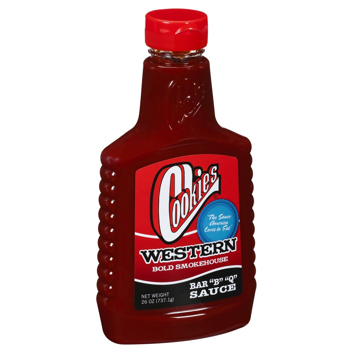 slide 5 of 13, Cookies Western Bold Smokehouse Bar B Q Sauce - 26 oz, 26 oz