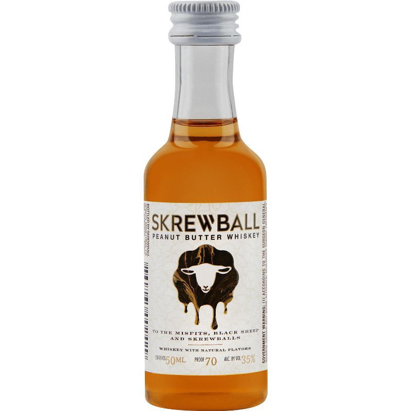 slide 1 of 7, Skrewball Peanut Butter Whiskey 50 ml, 50 ml