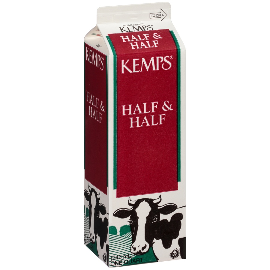 slide 2 of 8, Kemps Half & Half, 32 fl oz