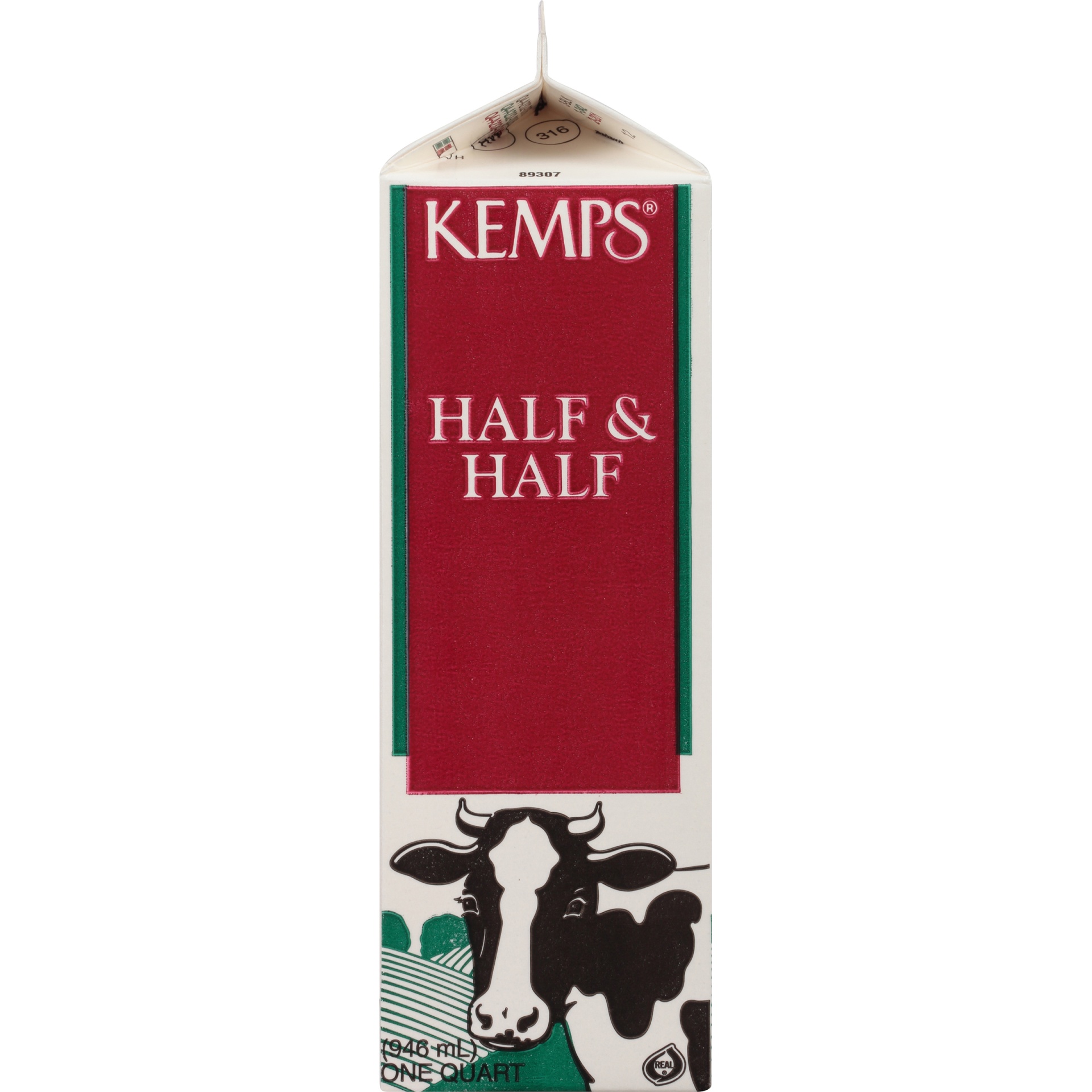 slide 4 of 8, Kemps Half & Half, 32 fl oz