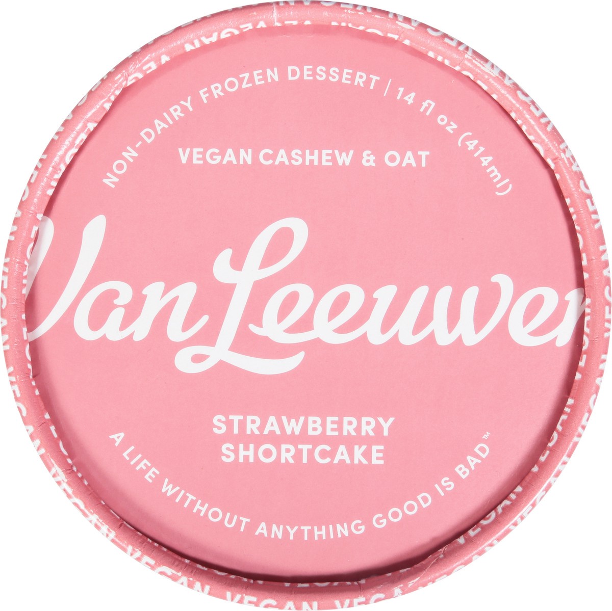 slide 9 of 9, Van Leeuwen Non-Dairy Strawberry Shortcake Frozen Dessert 14 fl oz, 14 fl oz
