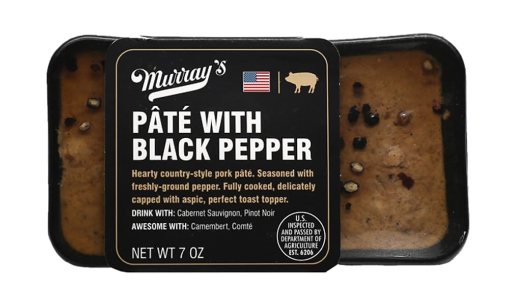 slide 1 of 1, Murray's Pate with Black Pepper, 7 oz